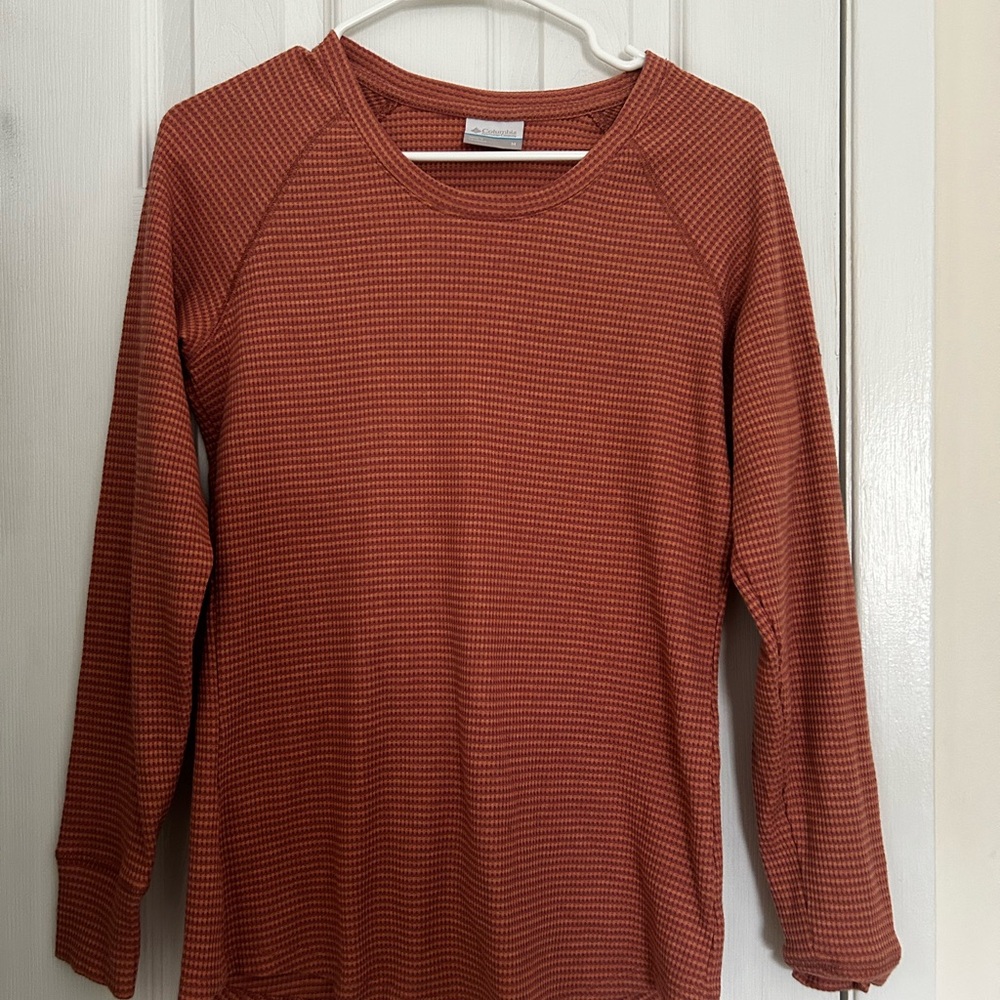Women's Long Sleeve Rust Top